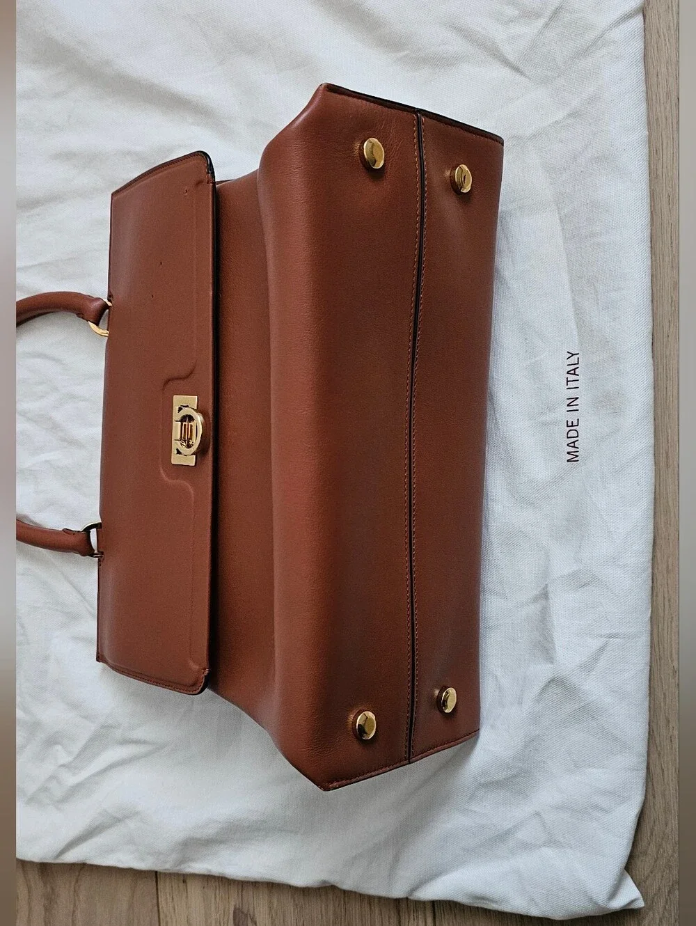 Ferragamo Trifolio Top Handle Bag